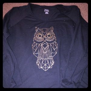 🖤🦉Owl long sleeve women’s top🦉🖤